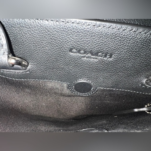 Coach Black Leather Men's Work Bag - Picture 3 of 14